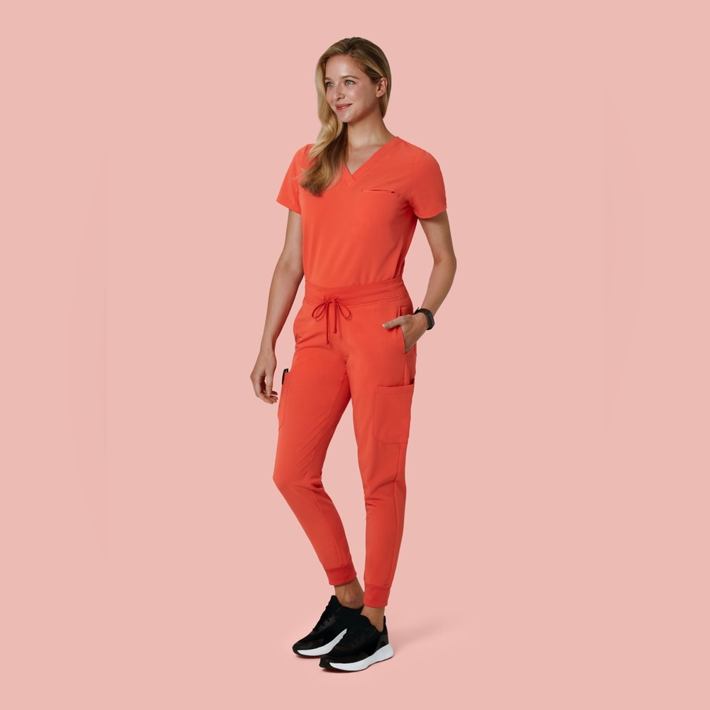 Mandala Scrubs Terracotta